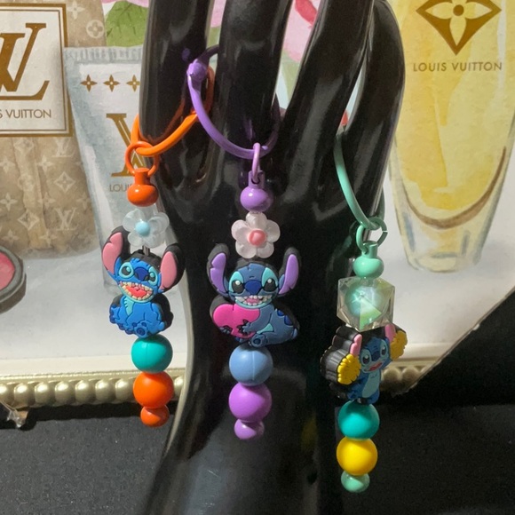 Colorful Stitch Keychain Set 3pc - Picture 3 of 3